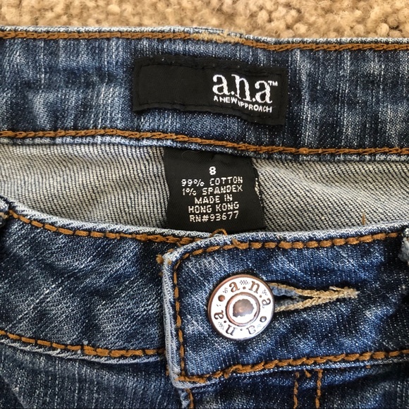 a.n.a Boot Leg Jeans; Medium Wash, High-Rise - Picture 2 of 3